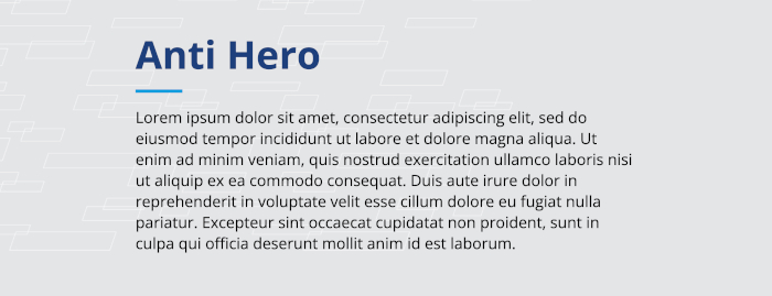 Hero - Anti Hero - Gray graphic