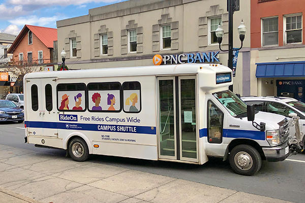 Campus shuttle vehicle